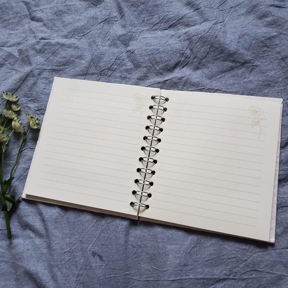 Beautiful Notebook with Roses and Musical notes on the cover - Picture 5 of 5